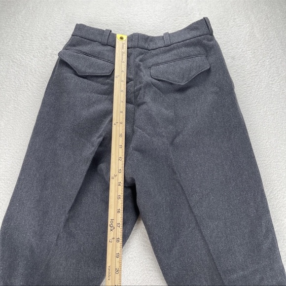 Christopher Dawes Exclusive Countrywear Sz UK10 Gray Riding Pants Wool Blend - Picture 9 of 12